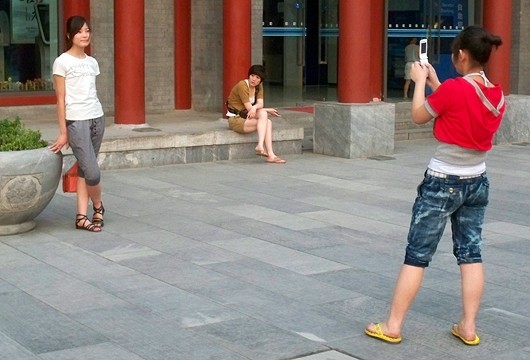дувушки на улицах Пекина
