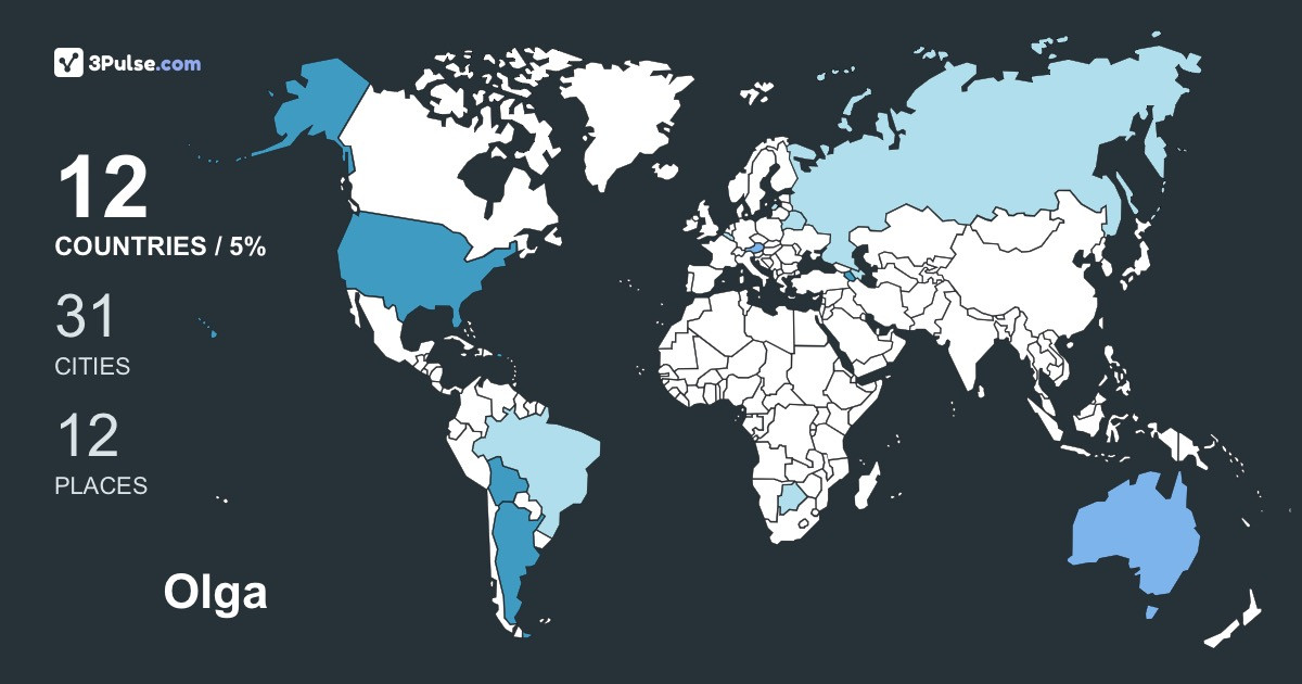 Изображение Карты путешествий Olga Suslova