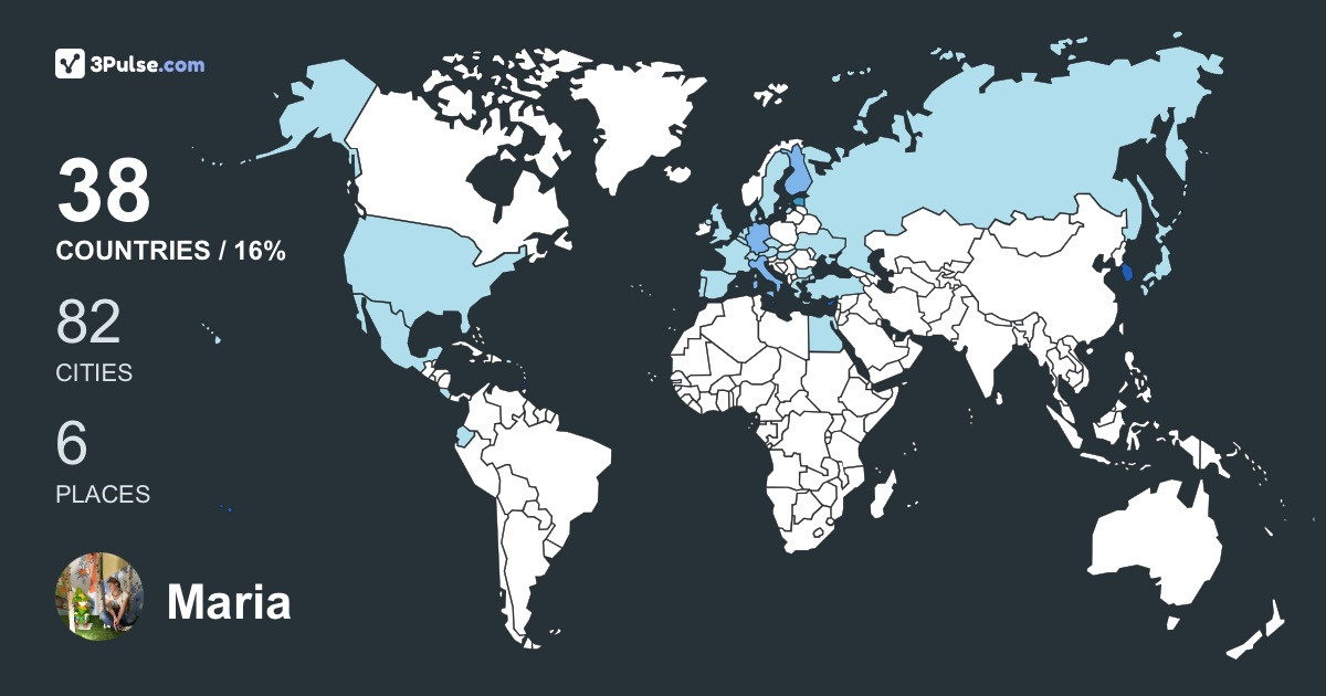 Изображение Карты путешествий Maria Ogorodnikova