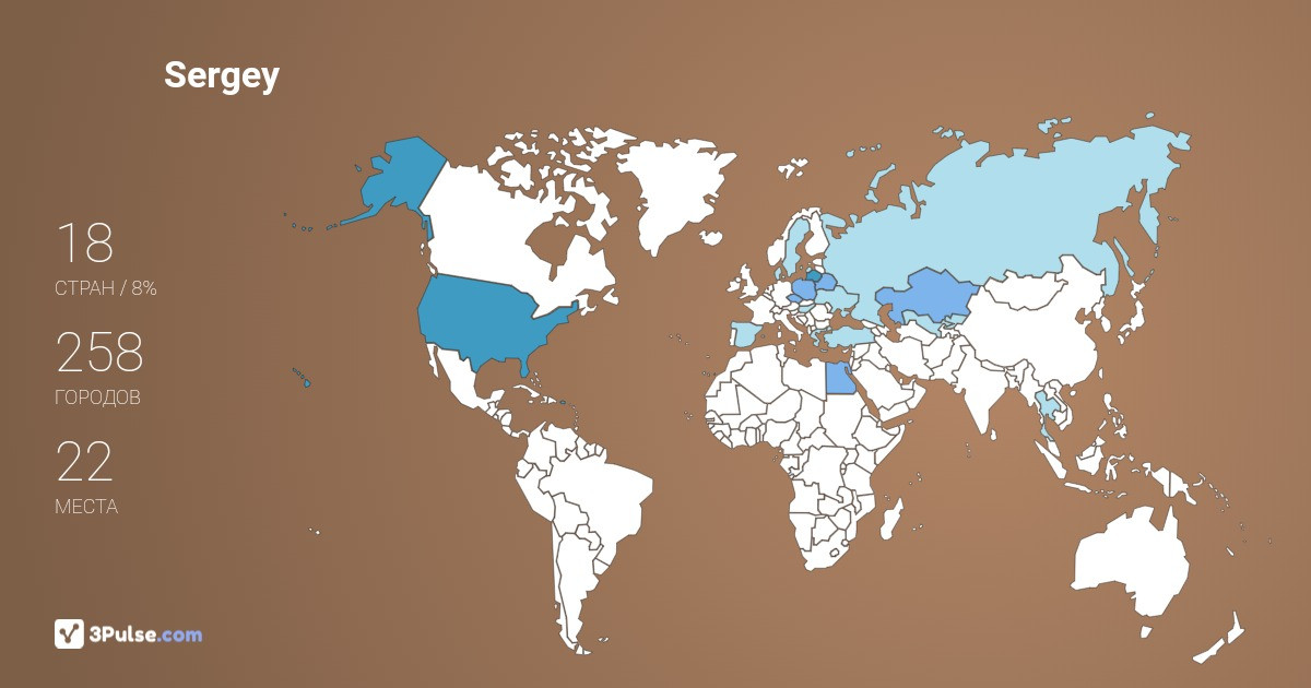 Изображение Карты путешествий Sergey Abramov