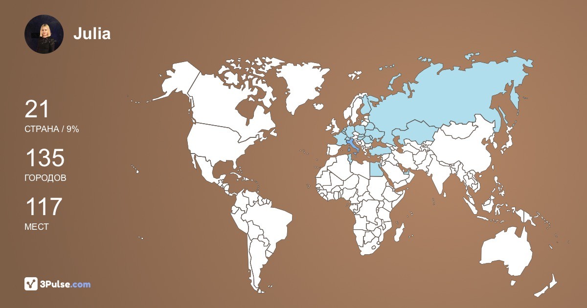Изображение Карты путешествий Julia Gorgaeva