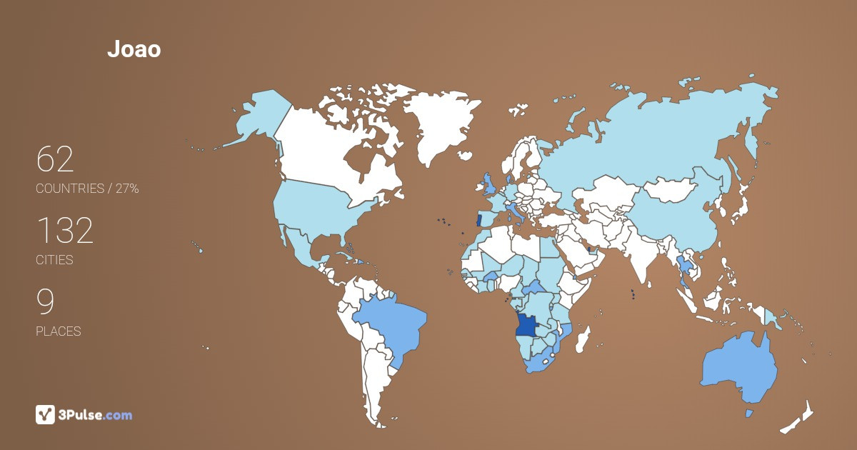 Изображение Карты путешествий Joao Ribeiro