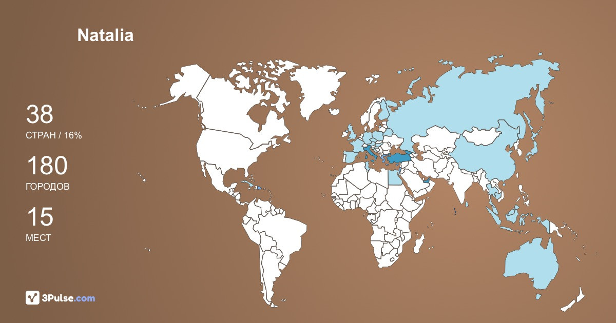 Изображение Карты путешествий Natalia Averina
