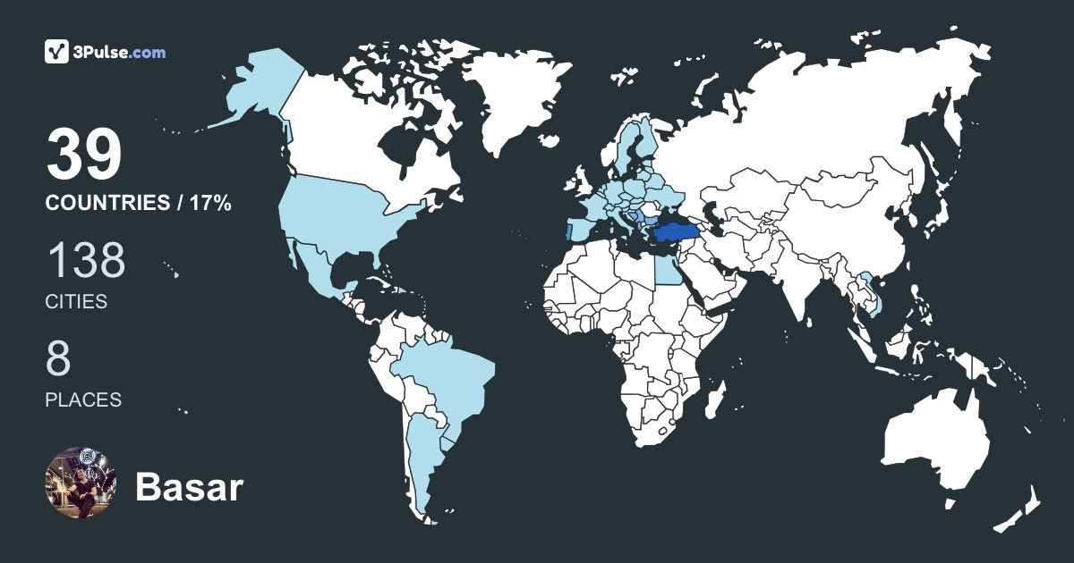 Изображение Карты путешествий Basar Unal