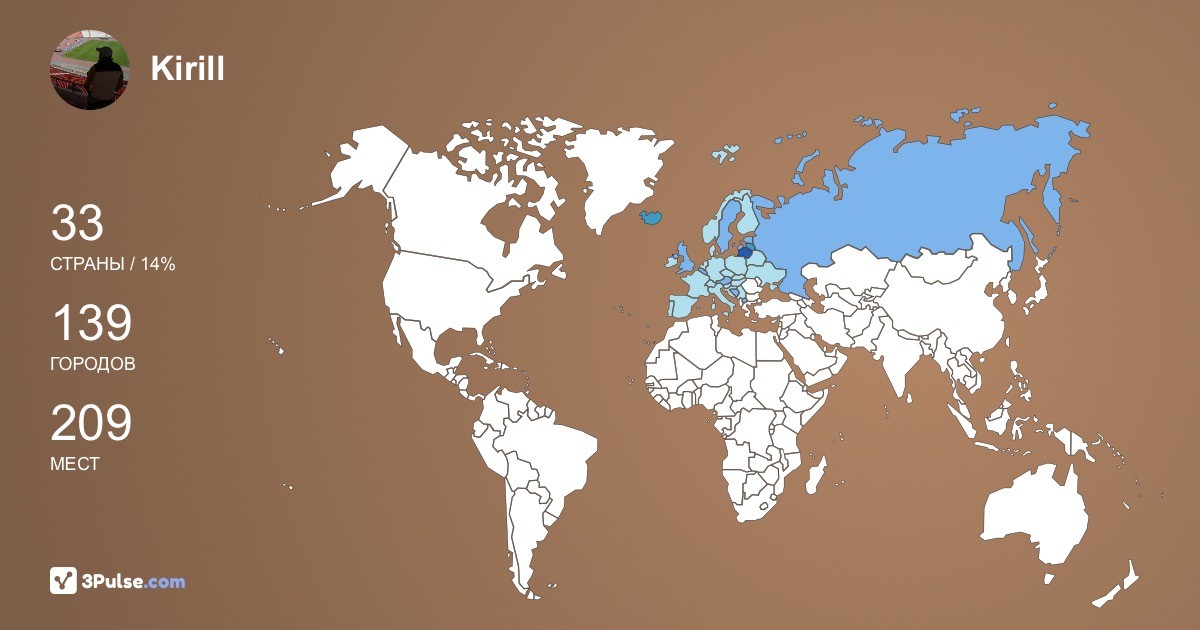 Изображение Карты путешествий Kirill Kirill