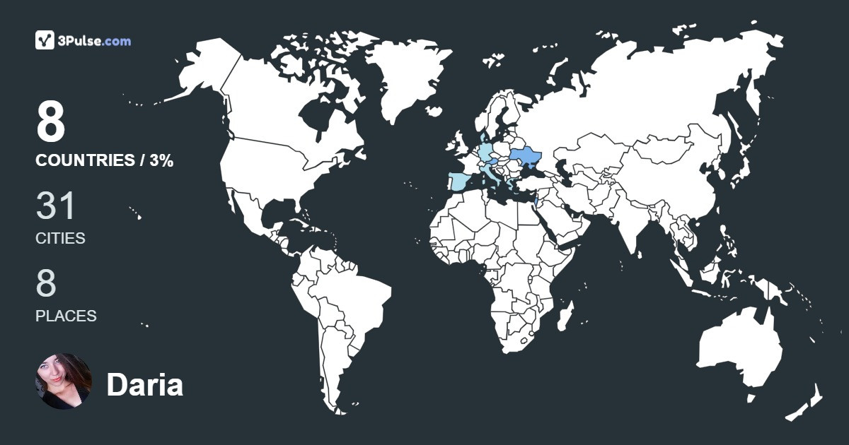 Изображение Карты путешествий Daria Zaitchuk