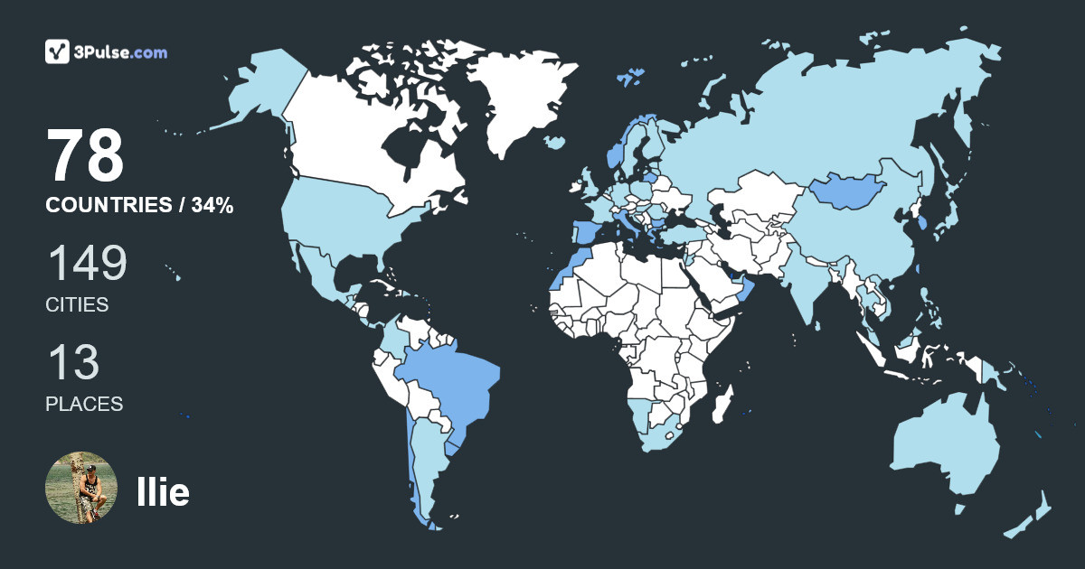 Изображение Карты путешествий Ilie Nita