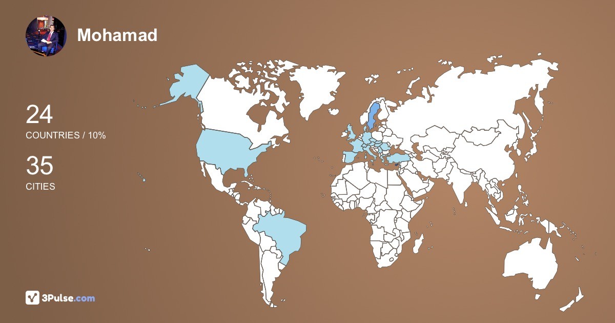 Изображение Карты путешествий Mohamad Al-Husseini