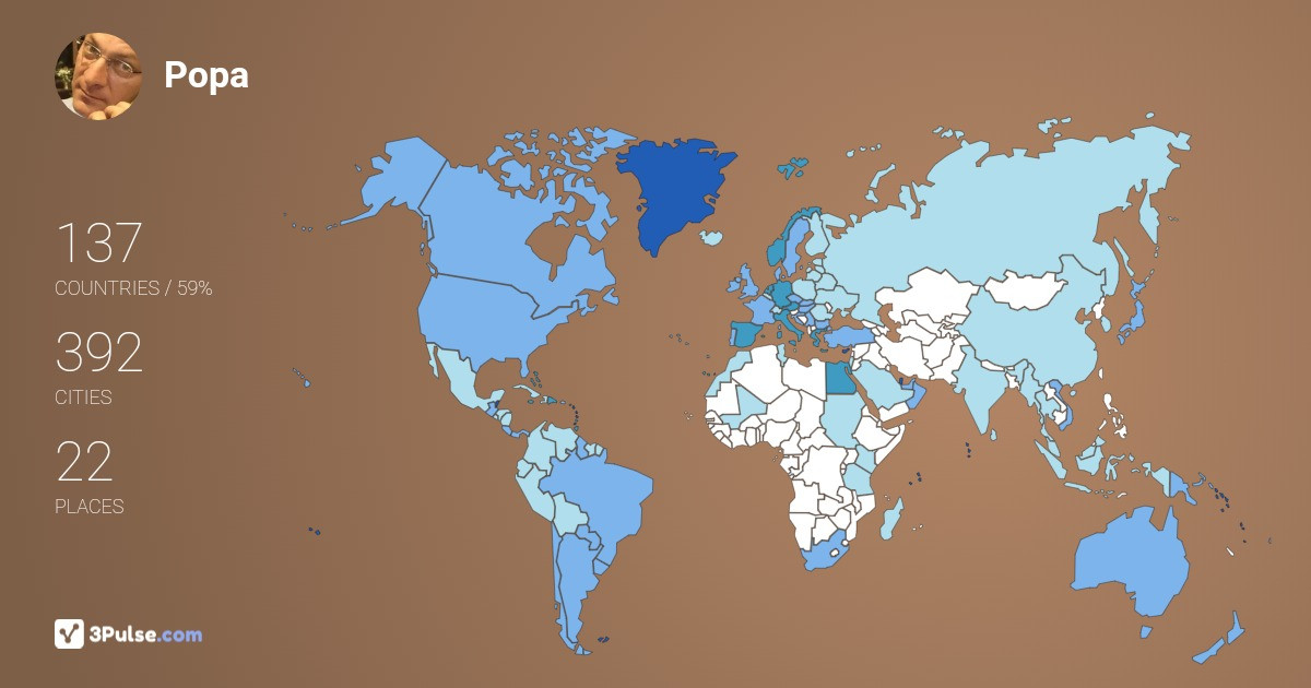 Изображение Карты путешествий Popa Iulian