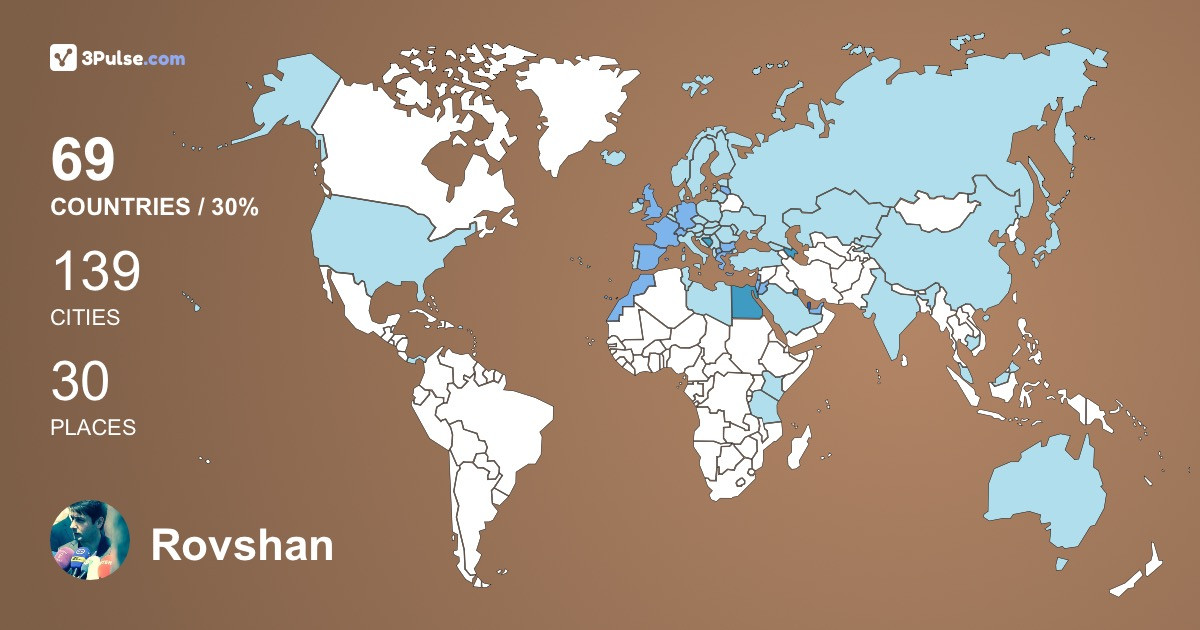 Изображение Карты путешествий Rovshan Muradov