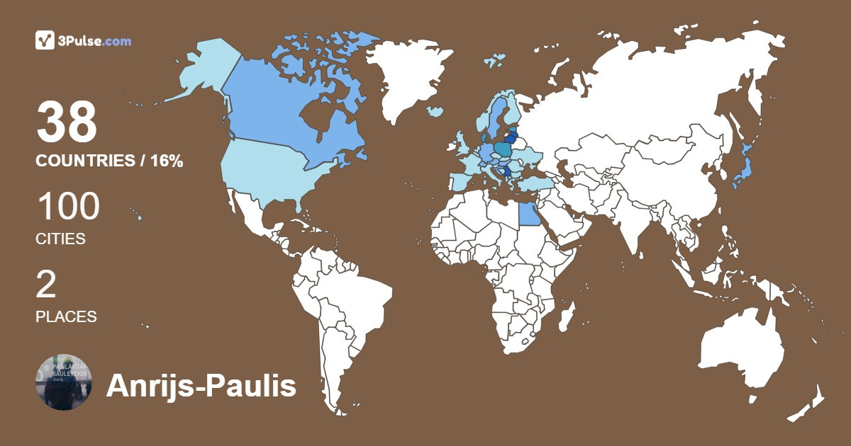 Изображение Карты путешествий Anrijs-Paulis Krasti