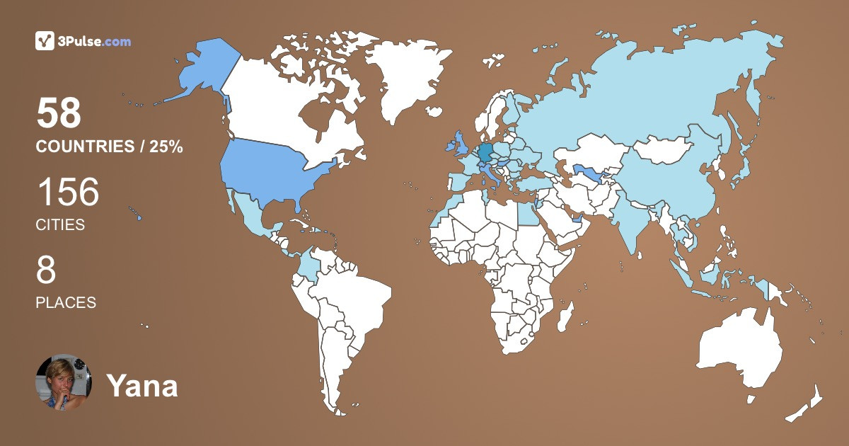 Изображение Карты путешествий Yana Melnikova