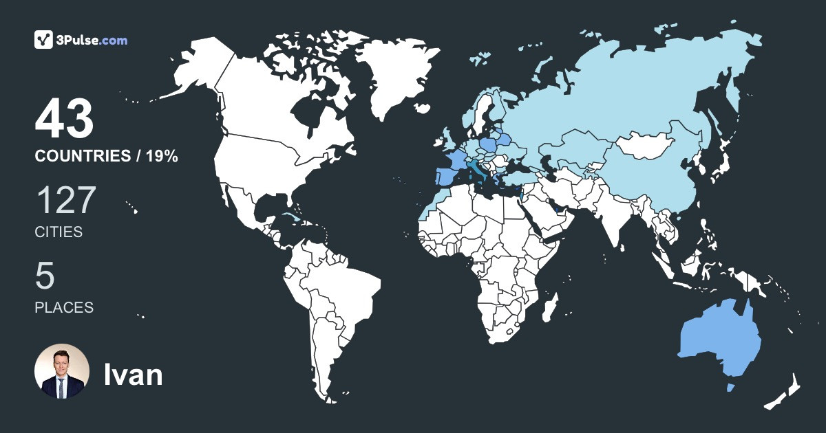 Изображение Карты путешествий Ivan Kachin