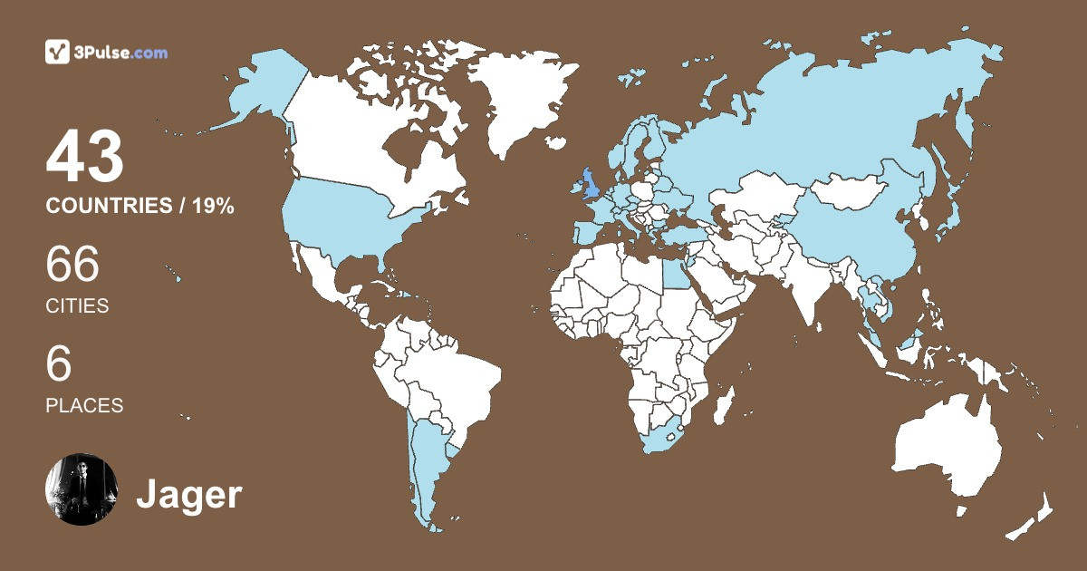 Изображение Карты путешествий Jager Yaroshenko