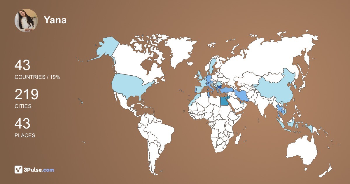 Изображение Карты путешествий Yana Yaneva