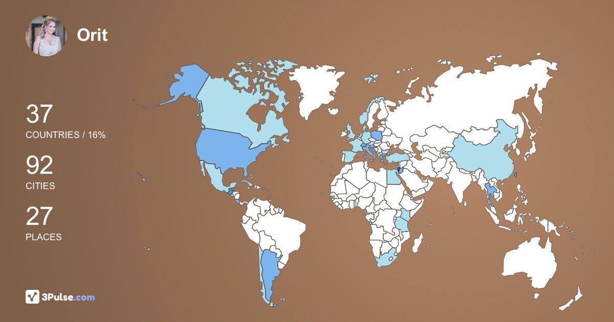 Изображение Карты путешествий Orit Yalon