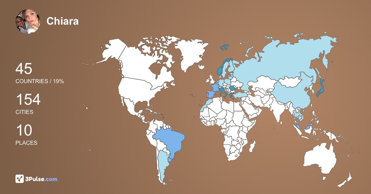 Chiara Tuzio's Travel Map Image