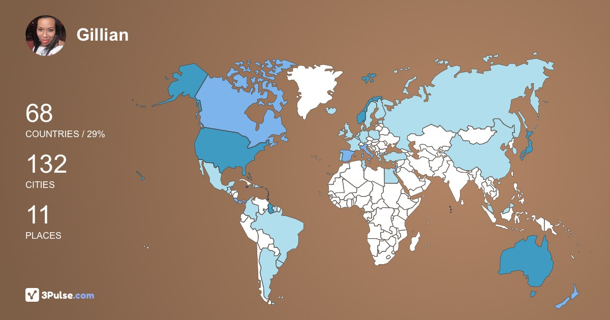 Изображение Карты путешествий Gillian Singh