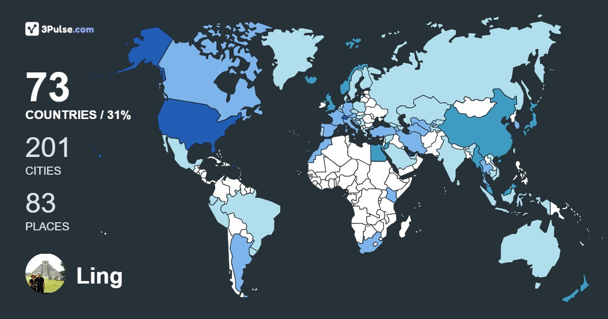 Изображение Карты путешествий Ling Daisly