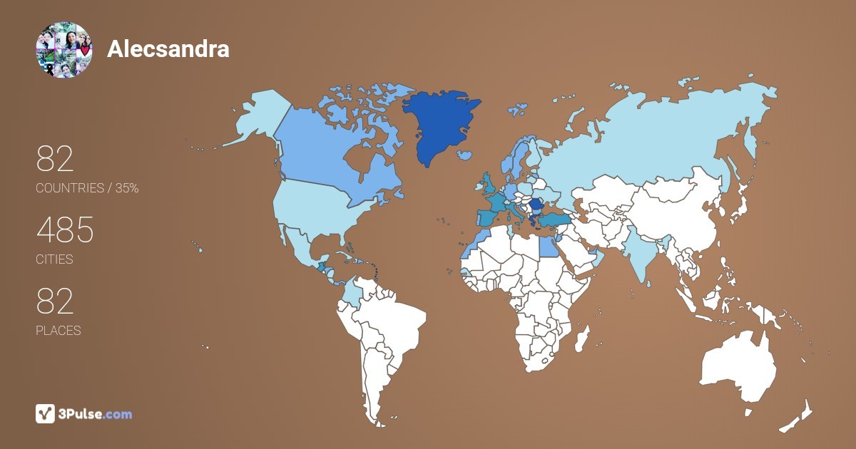 Изображение Карты путешествий Alecsandra Vorobchievici