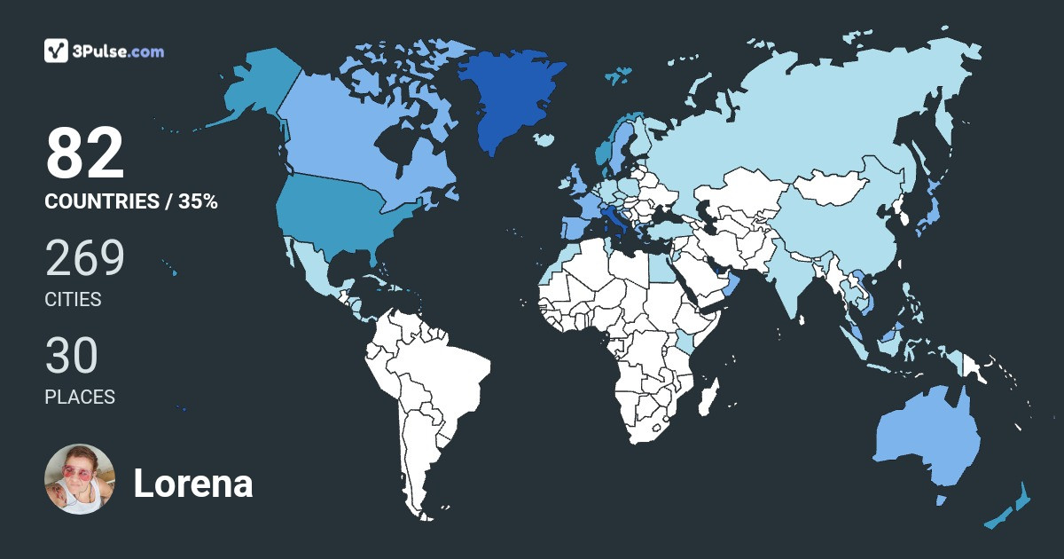 Изображение Карты путешествий Lorena Merlini