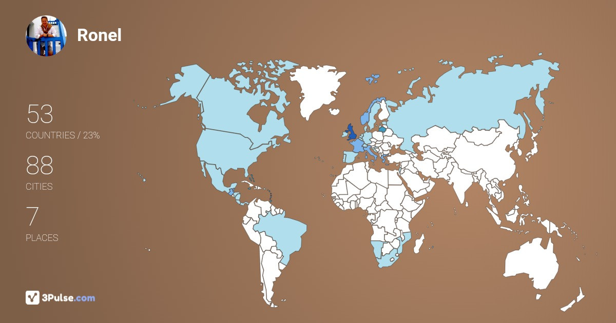 Изображение Карты путешествий Ronel Burger