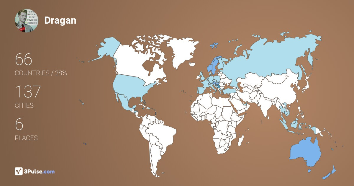 Изображение Карты путешествий Dragan Markovic