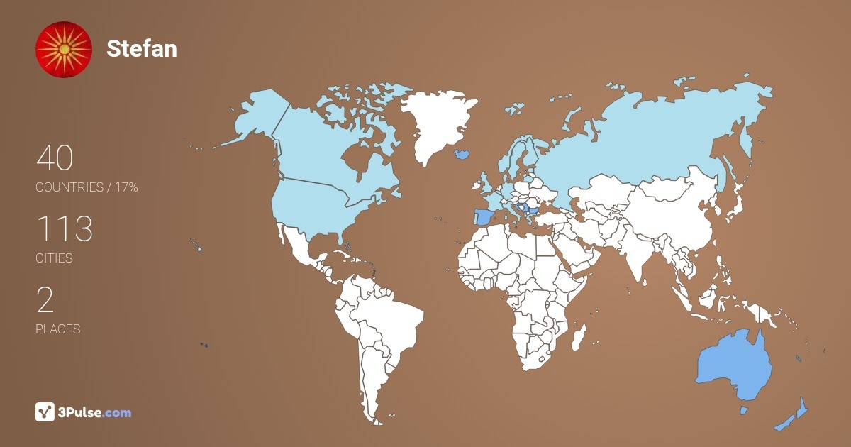 Изображение Карты путешествий Stefan Smilkov