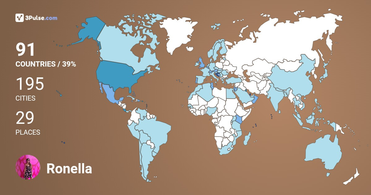 Изображение Карты путешествий Ronella Golubovic