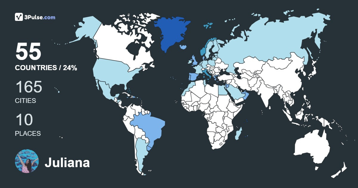 Изображение Карты путешествий Juliana Lemos