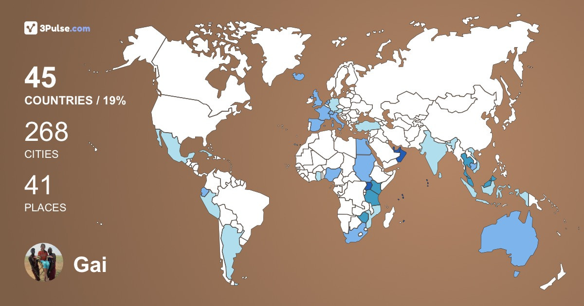 Изображение Карты путешествий Gai Breakwell