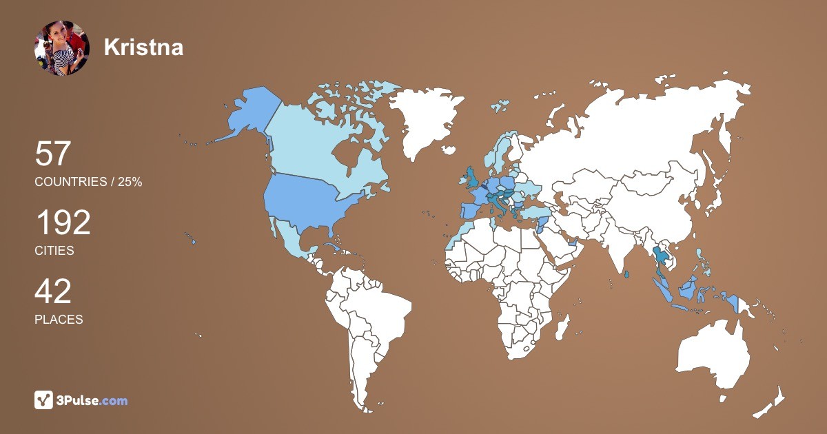 Изображение Карты путешествий Kristna Hodi