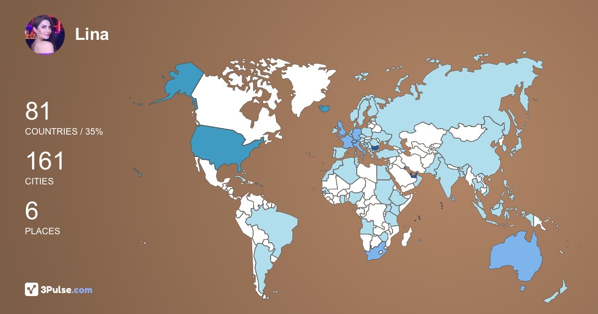 Изображение Карты путешествий Lina Daskalova