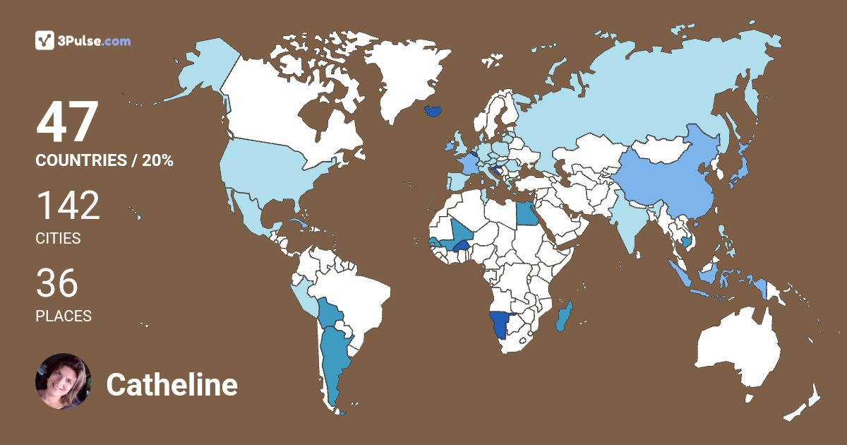 Изображение Карты путешествий Catheline Hwt