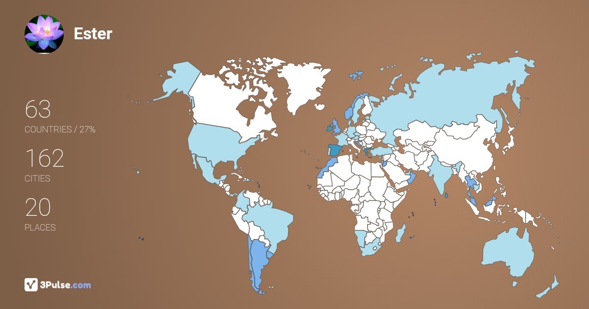 Изображение Карты путешествий Ester Draicchio