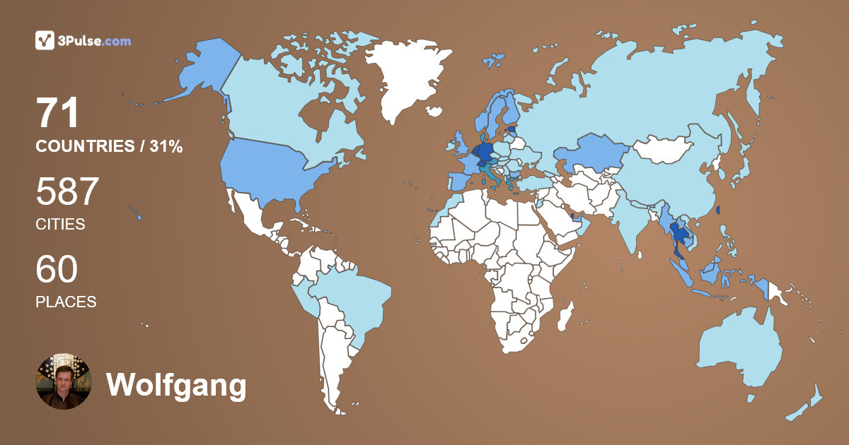 Изображение Карты путешествий Wolfgang Drechsler