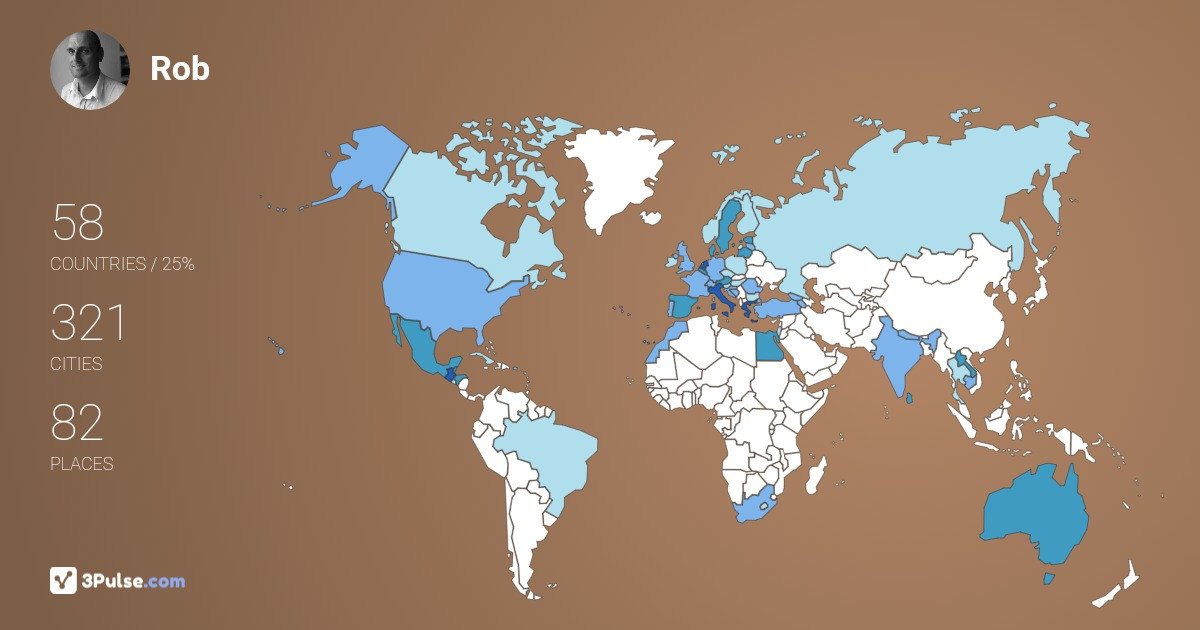 Изображение Карты путешествий Rob van-Hest