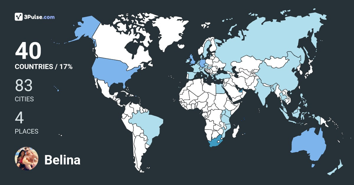 Изображение Карты путешествий Belina Govender