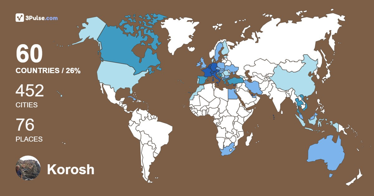 Изображение Карты путешествий Korosh Salimi