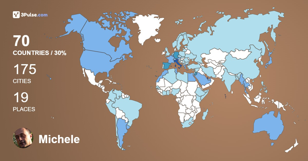 Изображение Карты путешествий Michele Ralli