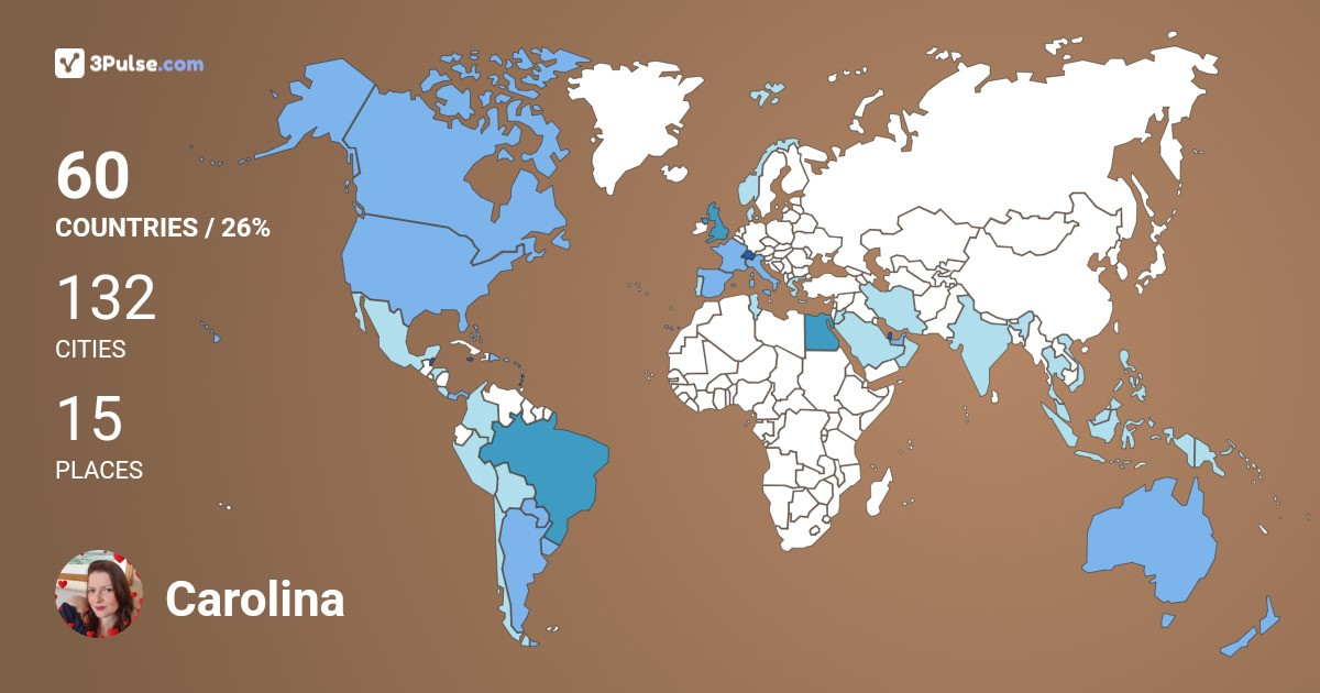 Изображение Карты путешествий Carolina Caruso