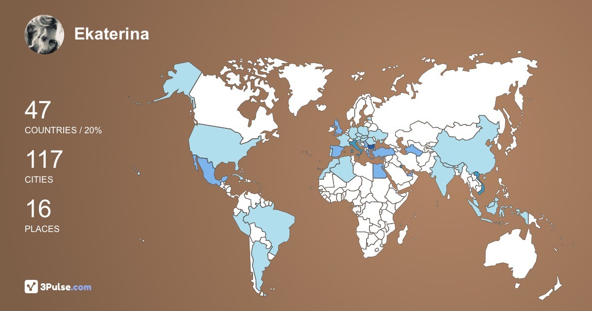 Изображение Карты путешествий Ekaterina Boeva