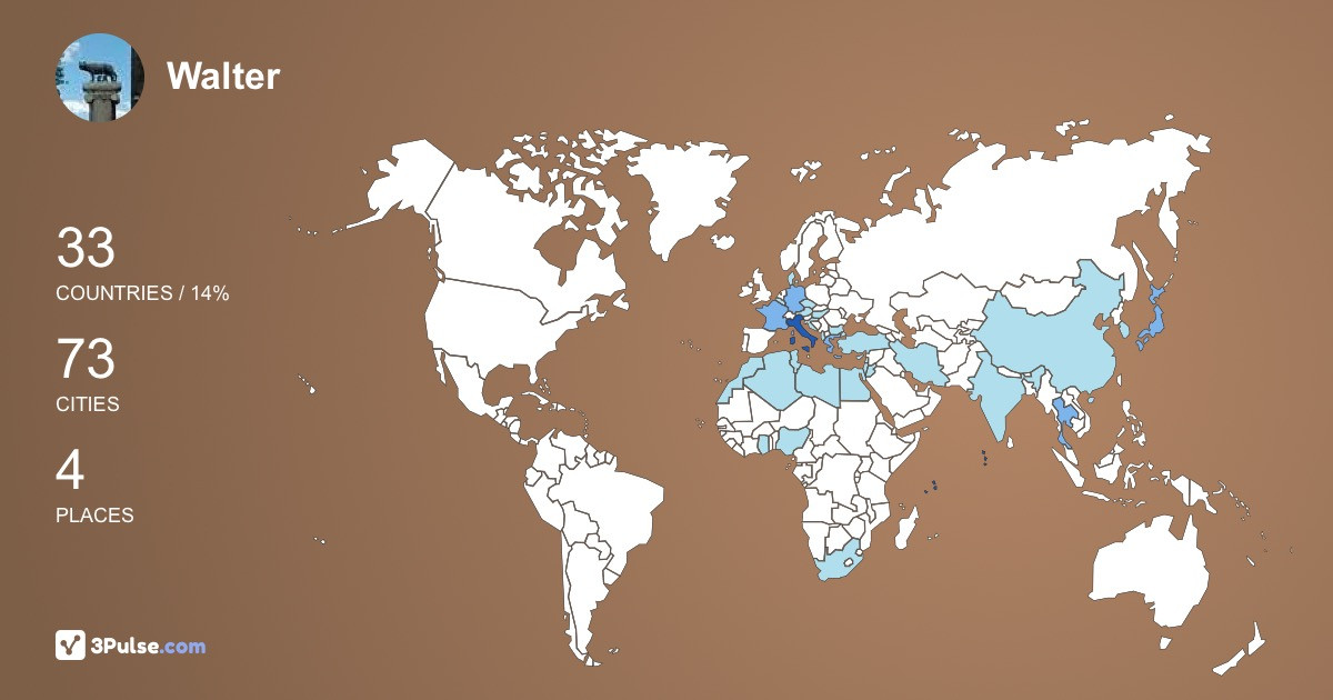 Изображение Карты путешествий Walter Colacchi