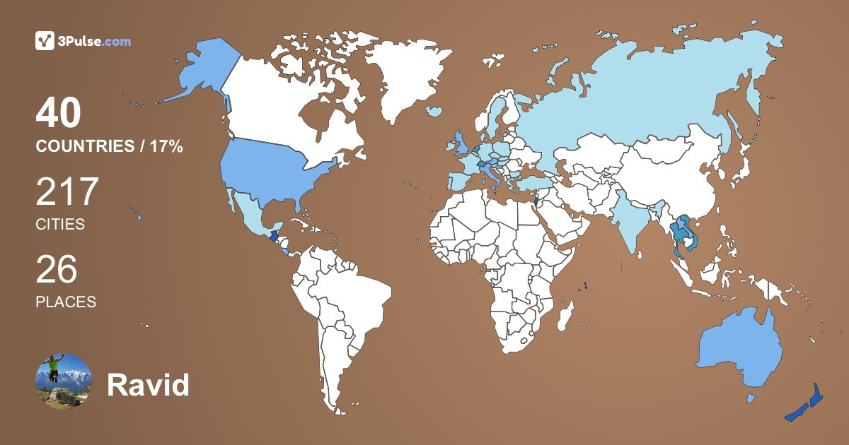 Изображение Карты путешествий Ravid Barzilay
