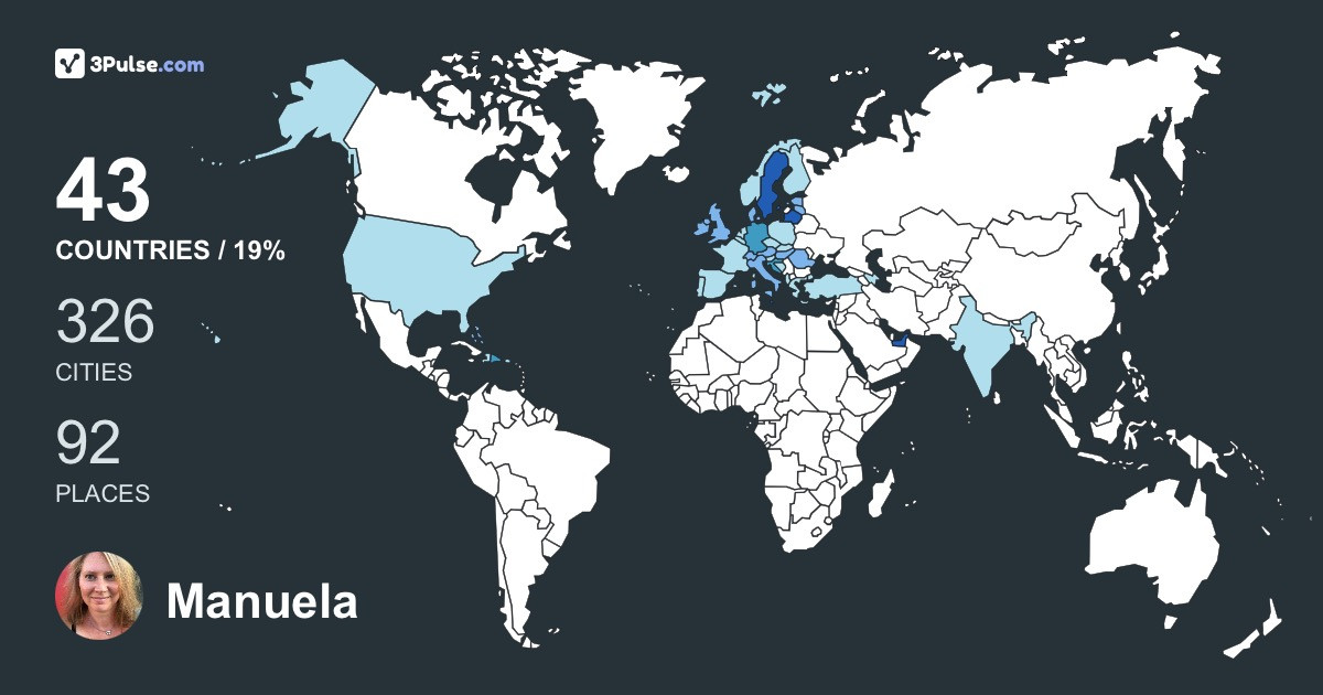 Изображение Карты путешествий Manuela Moberg