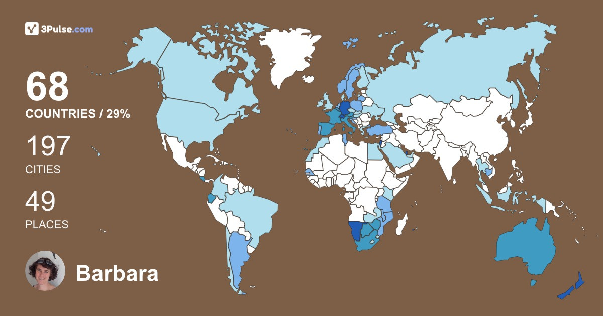 Изображение Карты путешествий Barbara Engels