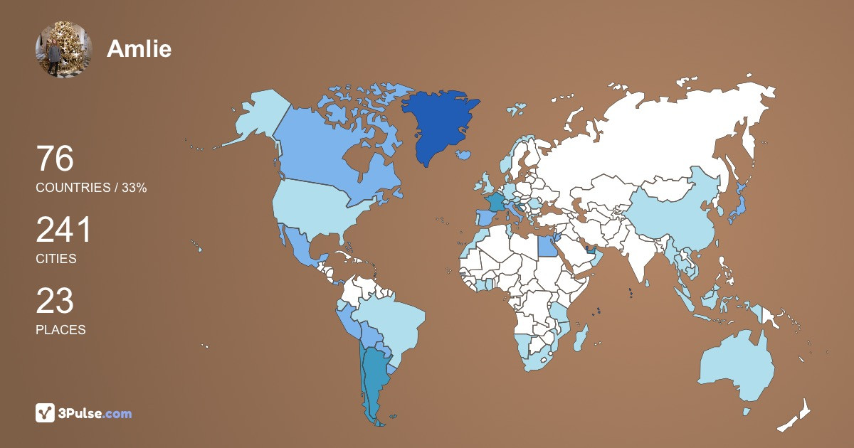 Изображение Карты путешествий Amlie Hope