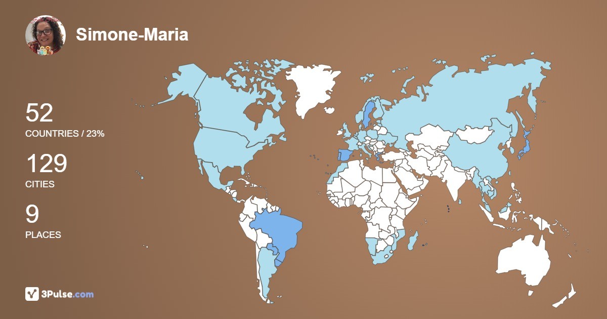 Изображение Карты путешествий Simone-Maria Dos-Santos