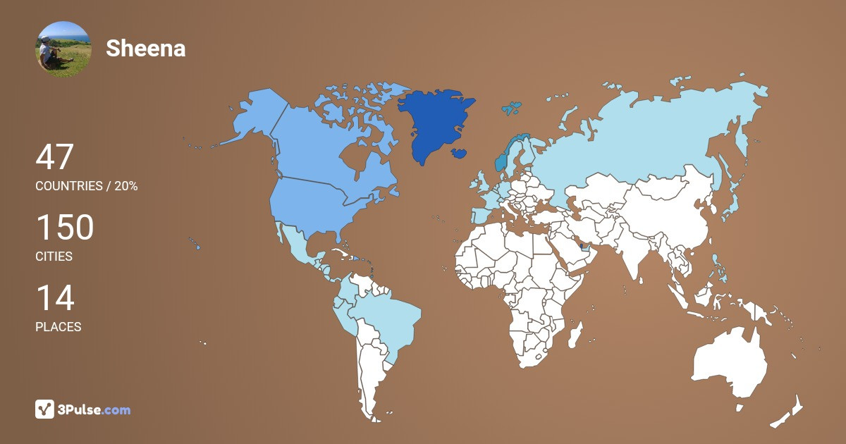 Изображение Карты путешествий Sheena Trasmao