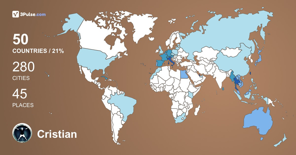 Изображение Карты путешествий Cristian Parolini